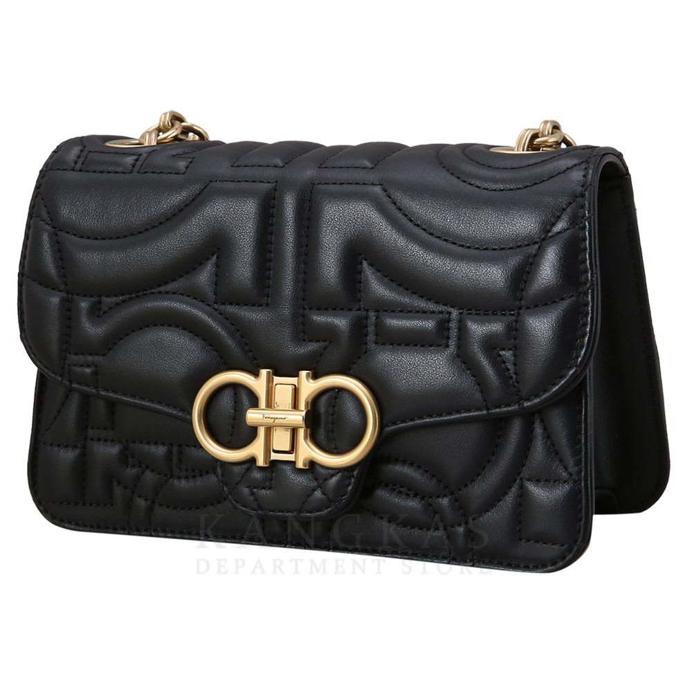 FERRAGAMO(USED)페레가모 간치니 체인 숄더백